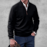 Herrenpullover mit halbem Reißverschluss – Klassischer Pullover für alle Gelegenheiten