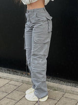Damen Cargo-Hose – Bequeme Streetwear-Hose mit Taschen-Details