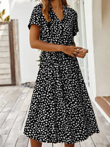 Robe Midi Élégante d'Été pour Femmes