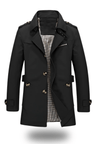 Trenchcoat mit umgeschlagenem Kragen und klassischer Eleganz