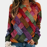 Pull femme coloré à motif - Élégant et confortable