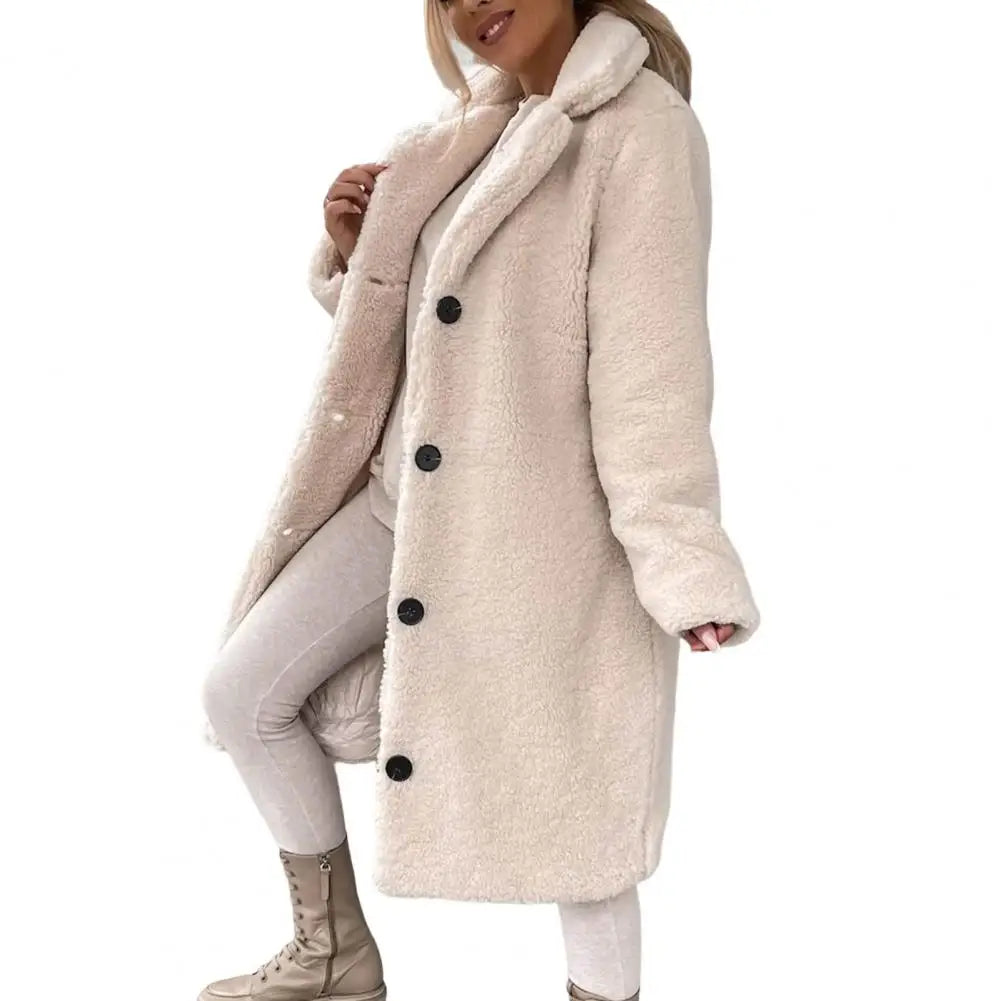 Warm and stylish teddy winter coat for women