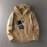 Outdoor-Jacke Herren – Funktionelle Jacke mit Kapuze und Reißverschlusstaschen