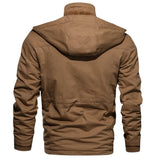 Men's Winter Outdoor Jacket – Warm Padded Coat with Hood