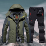 Herren-Winterset – Jacke und Hose mit Kapuze | Außenkomfort