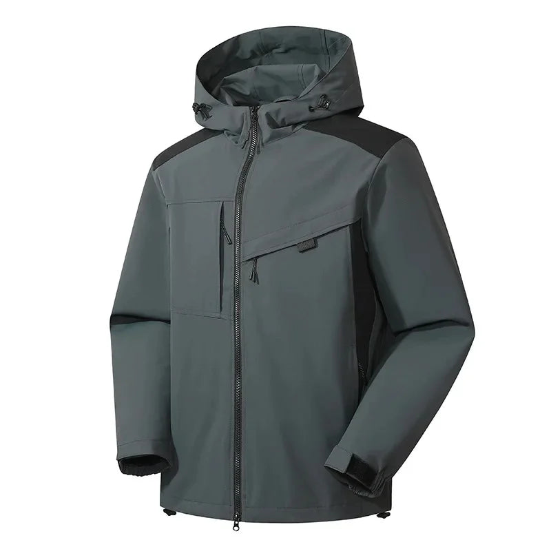 Herren Kapuzenjacke – Moderner Außenmantel für alle Wetterbedingungen