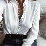 Blouse Élégante et Chic pour Femme Style Printemps